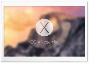 OS X Yosemite Logo Ultra HD Wallpaper for 4K UHD Widescreen desktop, tablet & smartphone