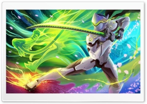 Overwatch Genji Ultra HD Wallpaper for 4K UHD Widescreen desktop, tablet & smartphone
