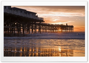 Pacific Beach Landscape Ultra HD Wallpaper for 4K UHD Widescreen desktop, tablet & smartphone