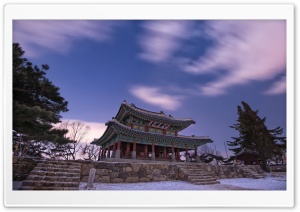 Pagoda Sky Stairs Ultra HD Wallpaper for 4K UHD Widescreen desktop, tablet & smartphone