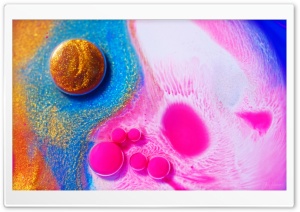 Paint Bubbles Macro Ultra HD Wallpaper for 4K UHD Widescreen desktop, tablet & smartphone