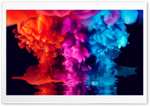 Paint in Water Background Ultra HD Wallpaper for 4K UHD Widescreen desktop, tablet & smartphone