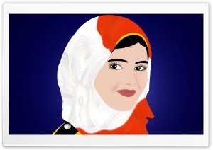 painted arab girl Ultra HD Wallpaper for 4K UHD Widescreen desktop, tablet & smartphone