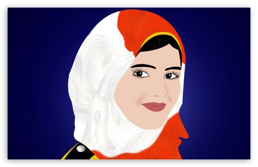 painted arab girl UltraHD Wallpaper for Wide 16:10 Widescreen WHXGA WQXGA WUXGA WXGA ; Standard 4:3 Fullscreen UXGA XGA SVGA ; iPad 1/2/Mini ; Mobile 4:3 - UXGA XGA SVGA ;