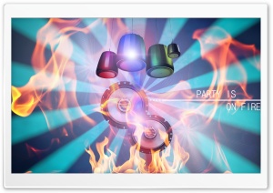 PARTY IS ON FIRE Ultra HD Wallpaper for 4K UHD Widescreen desktop, tablet & smartphone