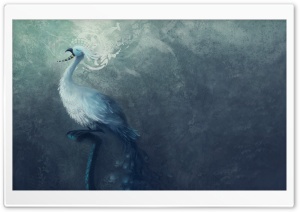 Peacock Painting Ultra HD Wallpaper for 4K UHD Widescreen desktop, tablet & smartphone