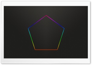 Pentagon Rainbow Ultra HD Wallpaper for 4K UHD Widescreen desktop, tablet & smartphone