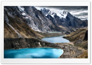 Peru Mountains Lake Cordillera Huayhuash Ultra HD Wallpaper for 4K UHD Widescreen desktop, tablet & smartphone