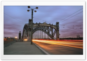 Peter The Great Bridge, St. Petersburg, Russia Ultra HD Wallpaper for 4K UHD Widescreen desktop, tablet & smartphone