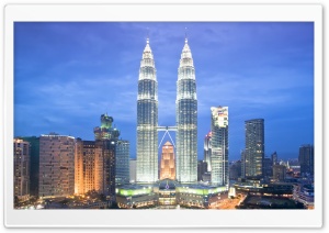 Petronas Towers, Kuala Lumpur, Malaysia Ultra HD Wallpaper for 4K UHD Widescreen desktop, tablet & smartphone