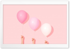 Pink Balloons Ultra HD Wallpaper for 4K UHD Widescreen desktop, tablet & smartphone