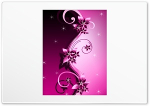 Pink Flowers Creation Ultra HD Wallpaper for 4K UHD Widescreen desktop, tablet & smartphone