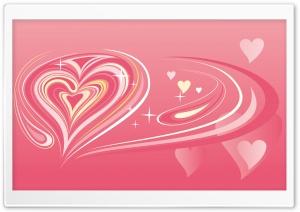 Pink Heart Ultra HD Wallpaper for 4K UHD Widescreen desktop, tablet & smartphone