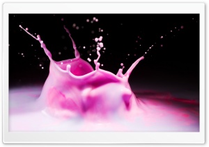 Pink Splash Ultra HD Wallpaper for 4K UHD Widescreen desktop, tablet & smartphone