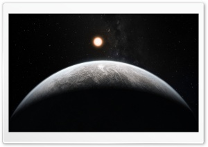 Planet In The Dark Ultra HD Wallpaper for 4K UHD Widescreen desktop, tablet & smartphone