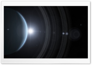 Planet With Rings Ultra HD Wallpaper for 4K UHD Widescreen desktop, tablet & smartphone