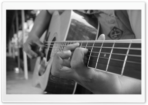 Played Guitar Ultra HD Wallpaper for 4K UHD Widescreen desktop, tablet & smartphone