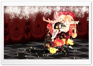 Playful Anime Girls Ultra HD Wallpaper for 4K UHD Widescreen desktop, tablet & smartphone
