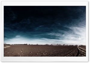 Plowed Field In Autumn Ultra HD Wallpaper for 4K UHD Widescreen desktop, tablet & smartphone