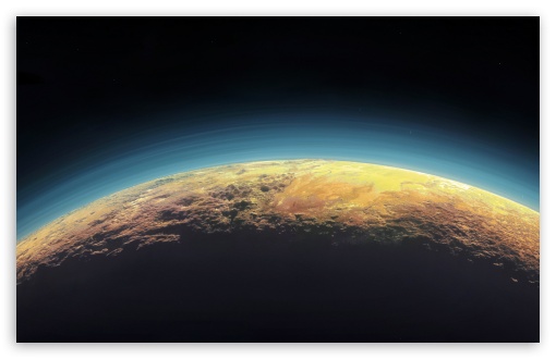 Galaxy Background Wallpaper Pluto