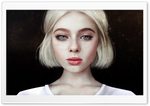 Pretty Blonde Girl Ultra HD Wallpaper for 4K UHD Widescreen desktop, tablet & smartphone