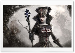 Priestess Painting Ultra HD Wallpaper for 4K UHD Widescreen desktop, tablet & smartphone