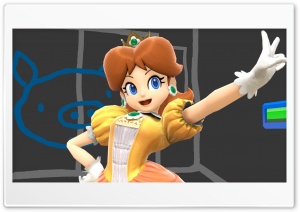 Princess Daisy Super Smash Bros. Ultimate Ultra HD Wallpaper for 4K UHD Widescreen desktop, tablet & smartphone
