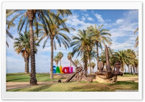 Promenade Jaume I Salou, Catalonia Ultra HD Wallpaper for 4K UHD Widescreen desktop, tablet & smartphone