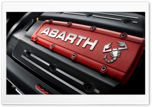Punto Abarth Engine Ultra HD Wallpaper for 4K UHD Widescreen desktop, tablet & smartphone