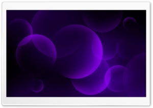 Purple Big Bubbles Ultra HD Wallpaper for 4K UHD Widescreen desktop, tablet & smartphone
