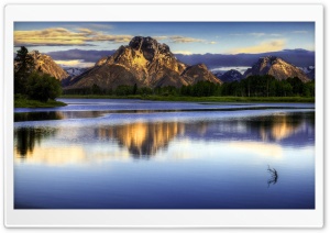 Purple Mountain Lake Ultra HD Wallpaper for 4K UHD Widescreen desktop, tablet & smartphone