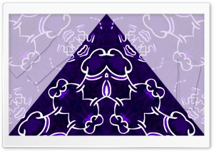 Purple Pyramid Art Ultra HD Wallpaper for 4K UHD Widescreen desktop, tablet & smartphone