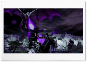 Purple samurai Ultra HD Wallpaper for 4K UHD Widescreen desktop, tablet & smartphone