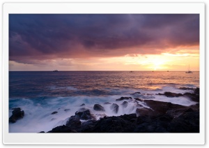 Purple Sunset Clouds Ultra HD Wallpaper for 4K UHD Widescreen desktop, tablet & smartphone