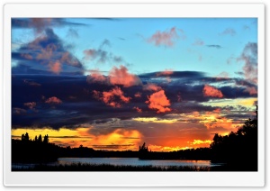 Quebec Sunset Ultra HD Wallpaper for 4K UHD Widescreen desktop, tablet & smartphone