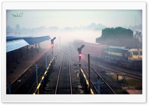 Railway Station Ultra HD Wallpaper for 4K UHD Widescreen desktop, tablet & smartphone