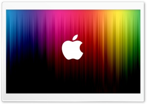 Rainbow Apple Ultra HD Wallpaper for 4K UHD Widescreen desktop, tablet & smartphone