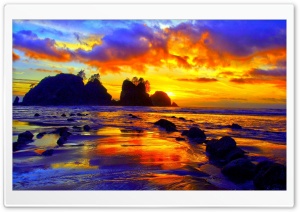 Rainbow Colored Sky Ultra HD Wallpaper for 4K UHD Widescreen desktop, tablet & smartphone