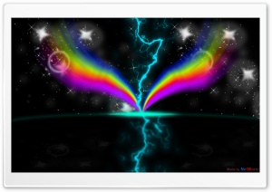 Rainbow Flash Ultra HD Wallpaper for 4K UHD Widescreen desktop, tablet & smartphone
