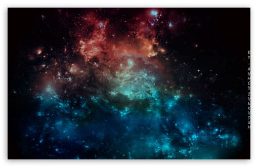 Rainbow Space UltraHD Wallpaper for Wide 16:10 Widescreen WHXGA WQXGA WUXGA WXGA ;