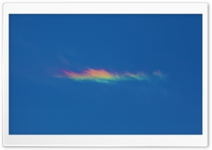 Rainbow Sundog Cloud Ultra HD Wallpaper for 4K UHD Widescreen desktop, tablet & smartphone