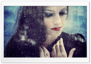 Raindrops Falling on my Window Ultra HD Wallpaper for 4K UHD Widescreen desktop, tablet & smartphone