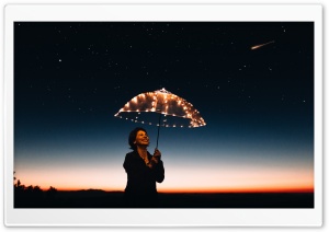 Raining Stars Ultra HD Wallpaper for 4K UHD Widescreen desktop, tablet & smartphone