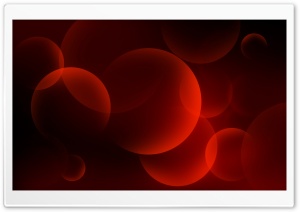 Red Big Bubbles Ultra HD Wallpaper for 4K UHD Widescreen desktop, tablet & smartphone
