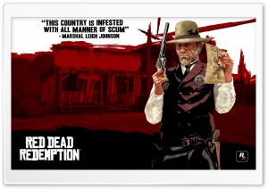 Red Dead Redemption, Marshal Leigh Johnson Ultra HD Wallpaper for 4K UHD Widescreen desktop, tablet & smartphone