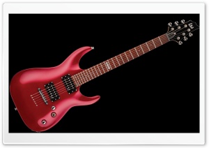 Red Electric Guitar Ultra HD Wallpaper for 4K UHD Widescreen desktop, tablet & smartphone