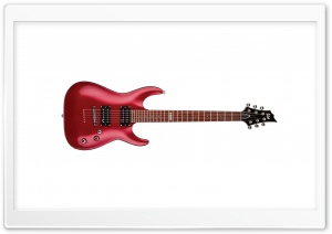 Red Electric Guitar Music Instrument Ultra HD Wallpaper for 4K UHD Widescreen desktop, tablet & smartphone