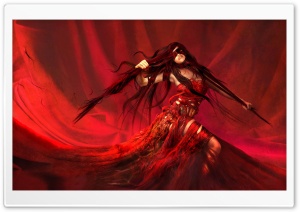 Red Girl Ultra HD Wallpaper for 4K UHD Widescreen desktop, tablet & smartphone