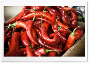 Red Hot Peppers Ultra HD Wallpaper for 4K UHD Widescreen desktop, tablet & smartphone