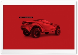 Red Rally Fighter Ultra HD Wallpaper for 4K UHD Widescreen desktop, tablet & smartphone